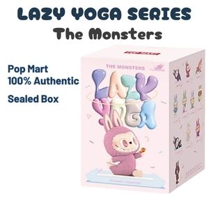 Lazy Yoga Series The Monsters Sealed Blind Box Figurine POP Mart 100% Authentic